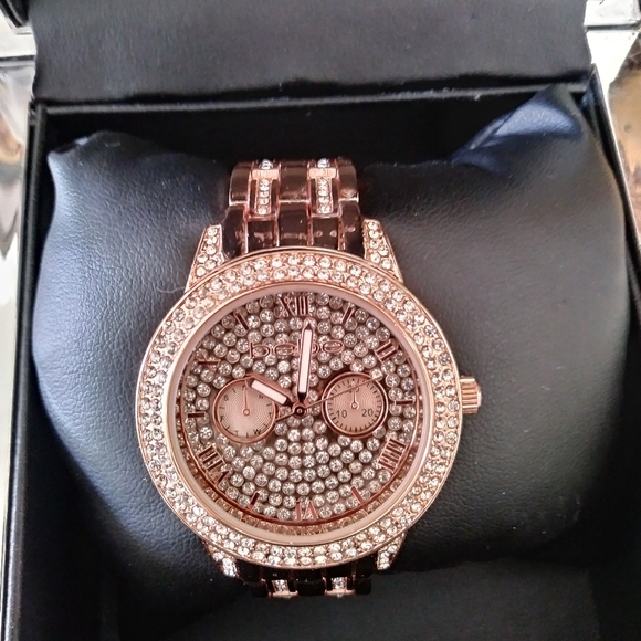 bebe Accessories - Bebe Rose Gold Watch